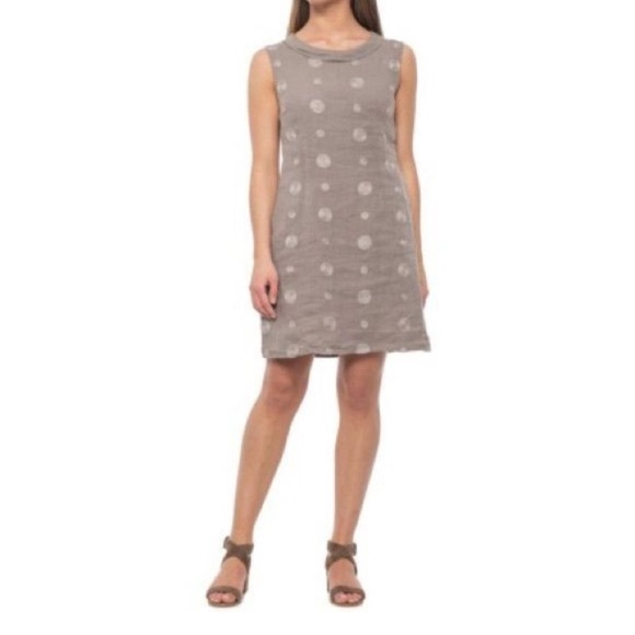 lina tomei Dresses & Skirts - Lina Tomei 100% Linen Dress Made in Italy Size L